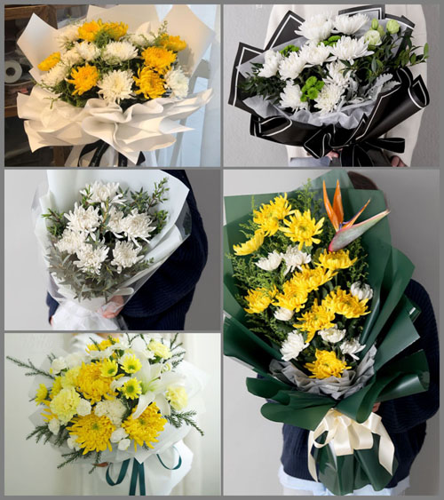 江苏连云港赣榆区白事花束代送